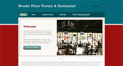 Desktop Screenshot of brooksplacetavern.com