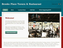 Tablet Screenshot of brooksplacetavern.com